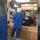 In this video footage, an irate white man is seen threatening a Jack in the Box employee, identified as Maria.